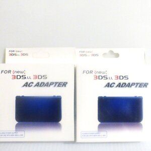 Lot of 2 3DS.LL 3DS AC ADAPTER Class 2 Power Supply Game Console Nintendo